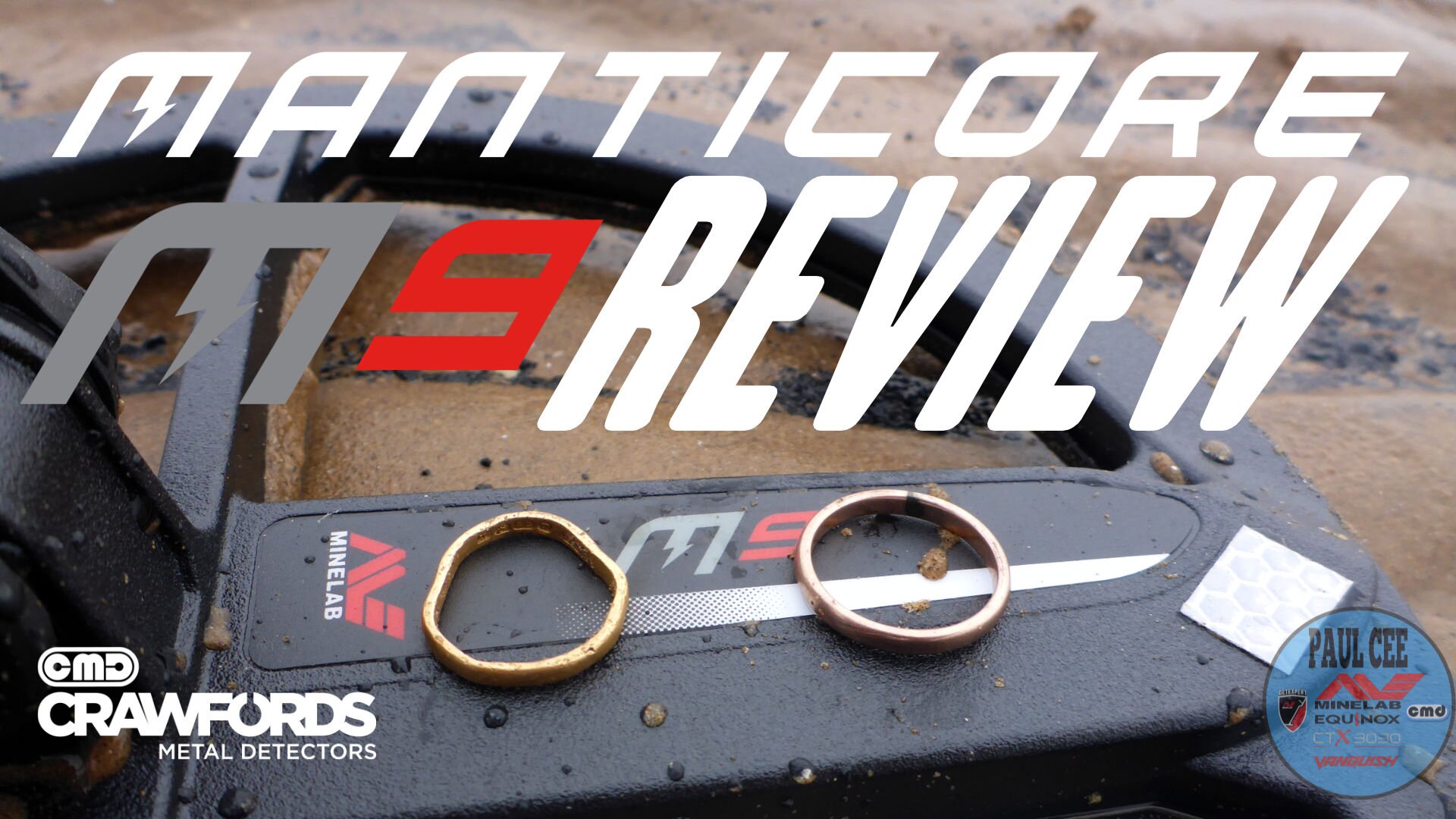 a review of the minelab manticore M9 search coil, in the uk