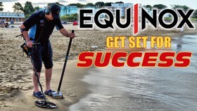 set up the minelab Equinox and get best results for beach and land detecting