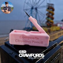 Coin and relic cleaning tool, for cleaning your finds on the go