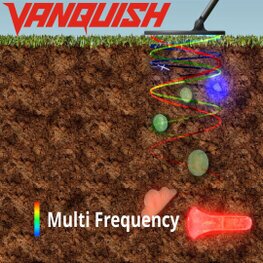 minelab vanquish freqency how multi frequency works on a metal detector