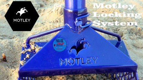 the unique Motley shaft locking system for the sandscoops