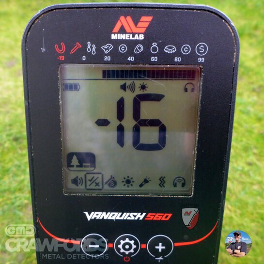 Minelab Vanquish 560 discrimination settings, how to find and use the discrimination setting 