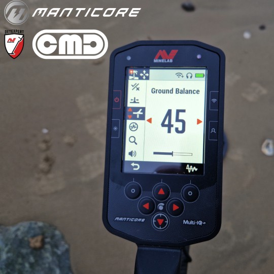 when and how to ground balance a minelab manticore